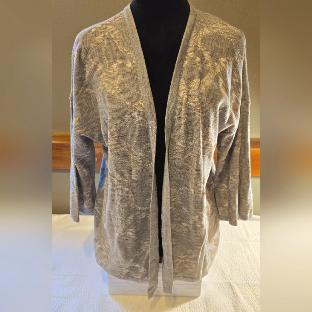 Pure Jill NWT MP Open Front Cardigan